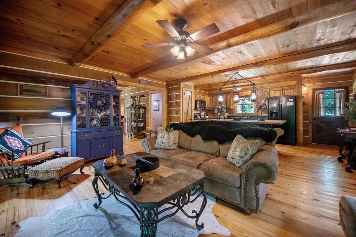 Waterfront Mountain Cabin With Hot Tub Vila Blue Ridge Exterior foto