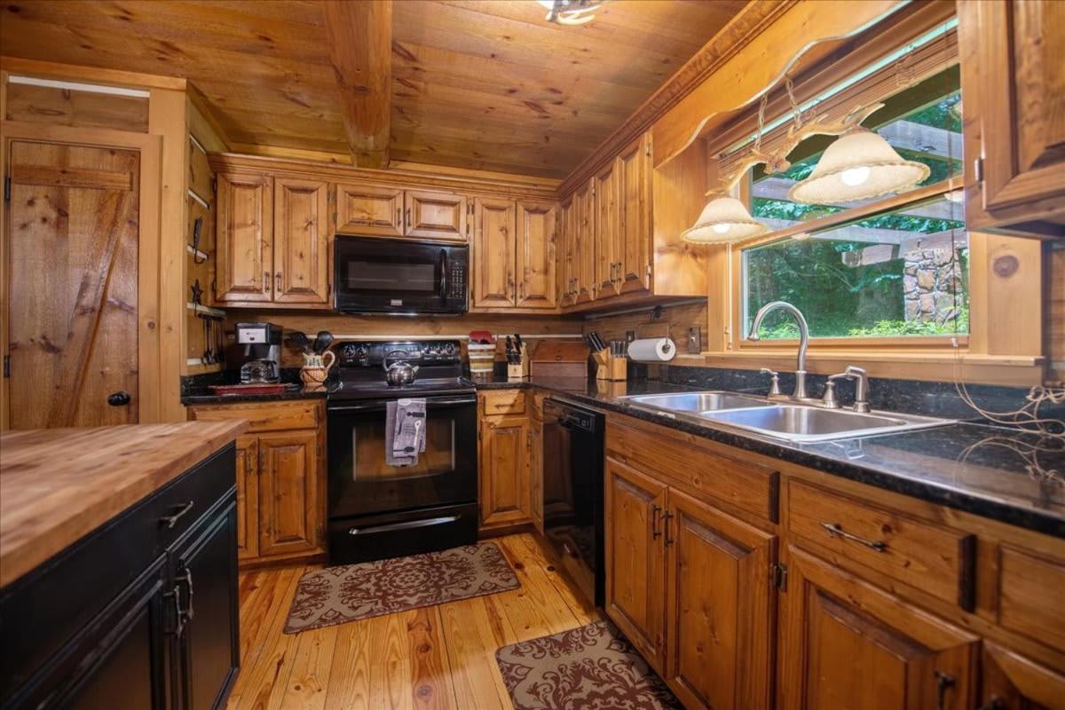 Waterfront Mountain Cabin With Hot Tub Vila Blue Ridge Exterior foto