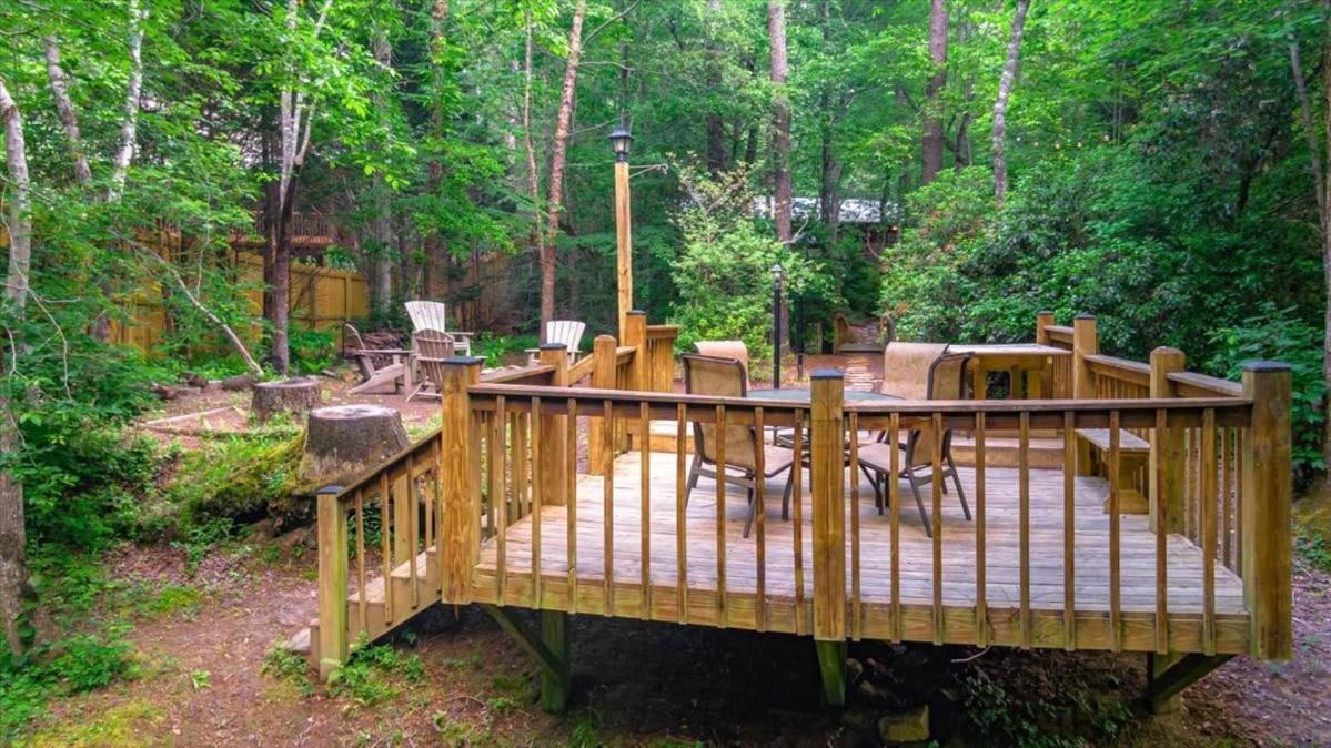 Waterfront Mountain Cabin With Hot Tub Vila Blue Ridge Exterior foto