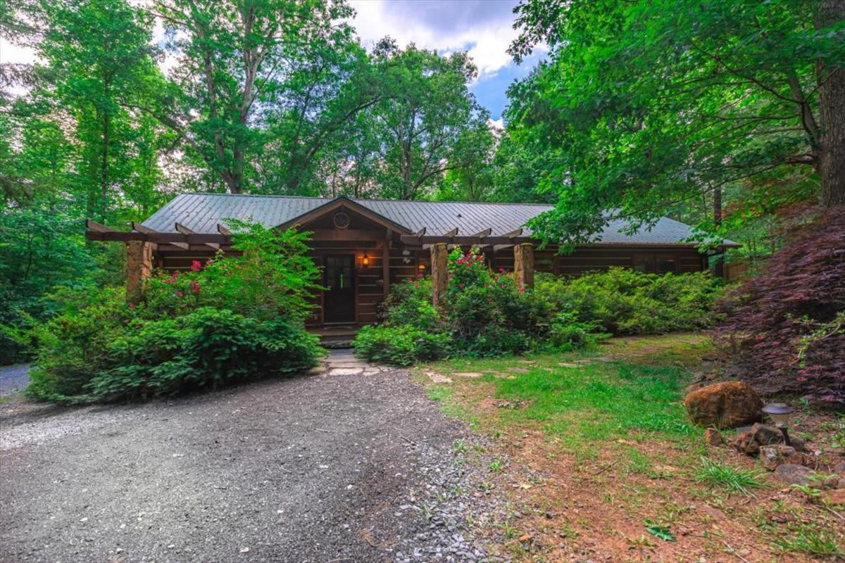 Waterfront Mountain Cabin With Hot Tub Vila Blue Ridge Exterior foto