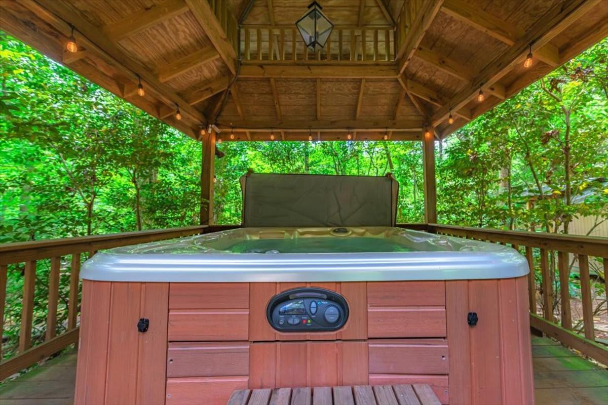 Waterfront Mountain Cabin With Hot Tub Vila Blue Ridge Exterior foto