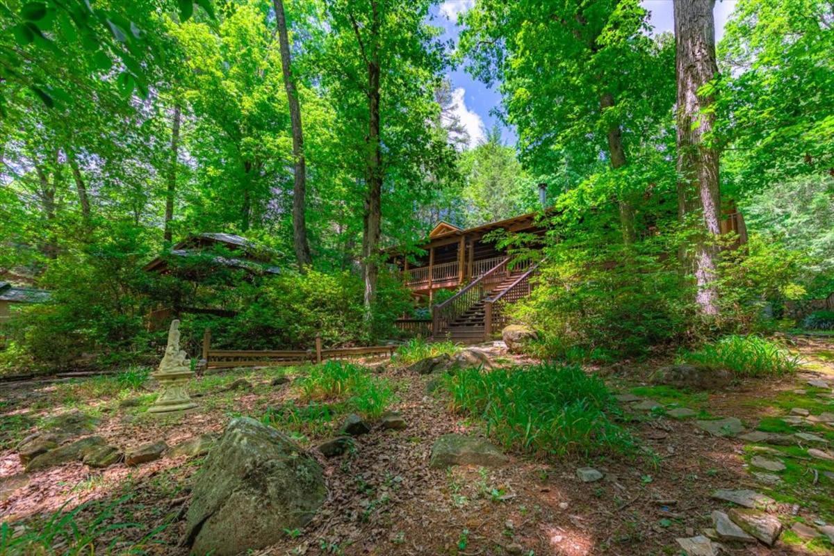 Waterfront Mountain Cabin With Hot Tub Vila Blue Ridge Exterior foto