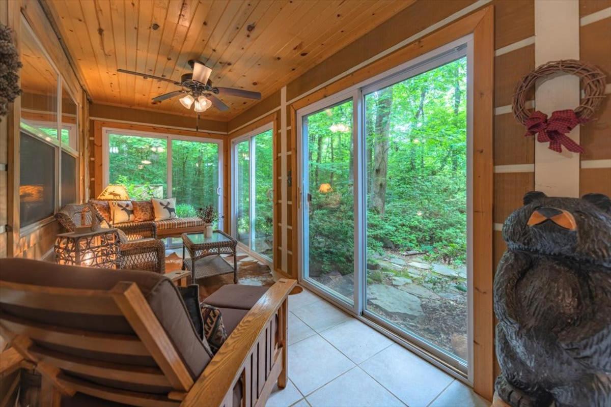 Waterfront Mountain Cabin With Hot Tub Vila Blue Ridge Exterior foto