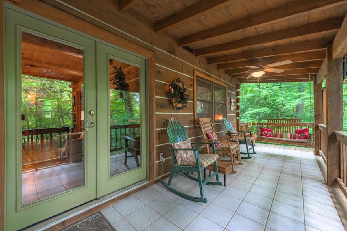Waterfront Mountain Cabin With Hot Tub Vila Blue Ridge Exterior foto