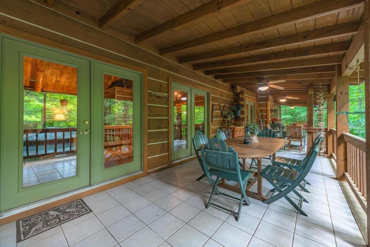 Waterfront Mountain Cabin With Hot Tub Vila Blue Ridge Exterior foto